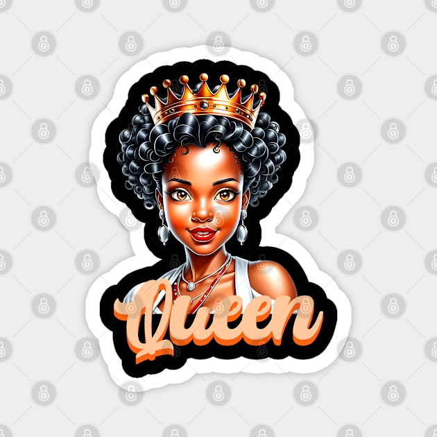 Black Queen Magnet by UrbanLifeApparel