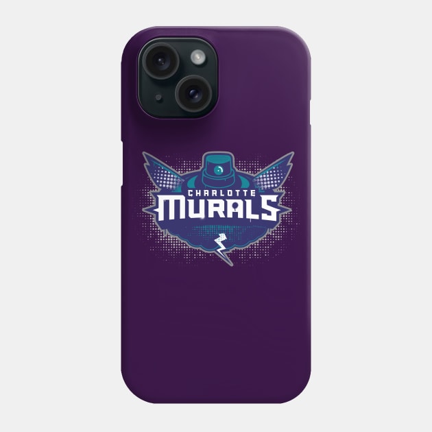 Charlotte Murals Phone Case by Mikewirthart