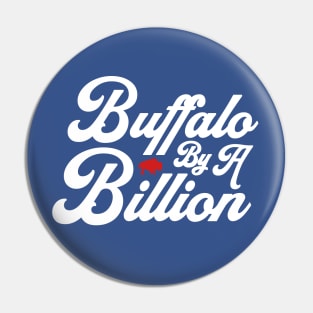 Buffalo By A Billion Football Pin