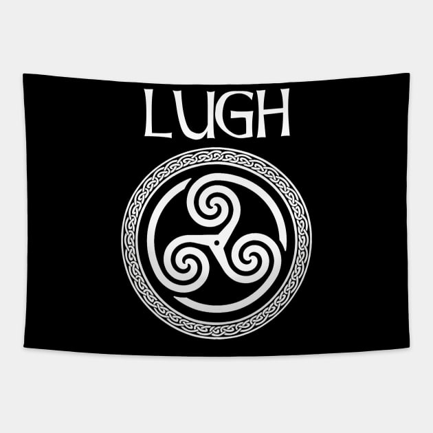 Lugh Celtic God of Kings, Justice and Arts Tapestry by AgemaApparel