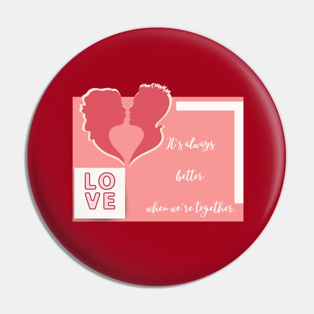 Better together couples love valentines day gifts Pin by O.M design