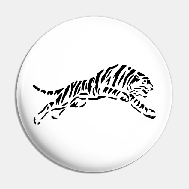 Wildlife "Tiger" Pin by piksimp