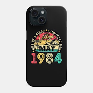 40Th Birthday Funny May 1984 40 Year Old Men Women Phone Case