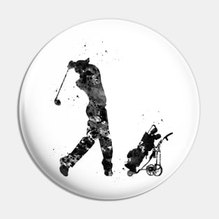 Man golfer Pin