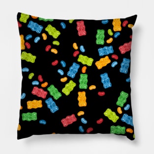 Gummies Pattern Wallpaper Pillow