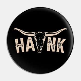 Hank's Legacy: Trendy Tee Featuring the Influence of Hank Williams Pin