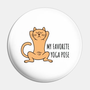 Sleeping Cat Yoga Pose Pin