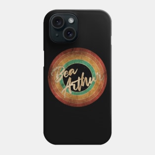 Bea Arthur Vintage Circle Art Phone Case