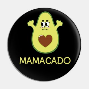 Mamacado Vegan mom Pin