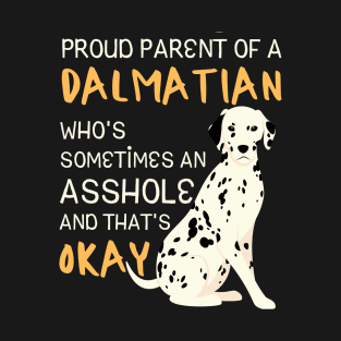 Proud Parents of Dalmatian Pet Dog T-Shirt