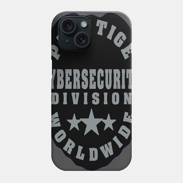 Prestige Worldwide Cybersecurity Division Front Left Phone Case by itauthentics