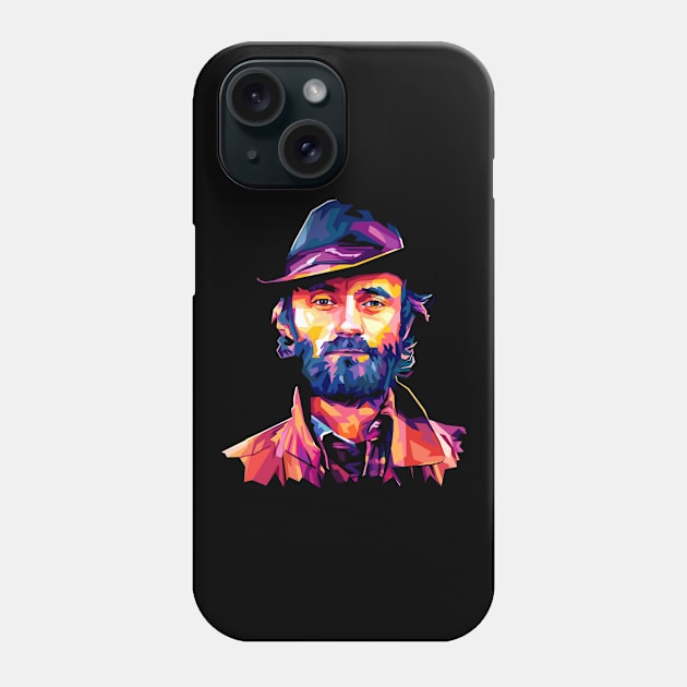 Phil Collins Pop Art Wpap Phone Case by MIKOLTN