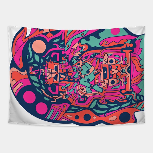 Astronauta 3 Tapestry by jorge_lebeau