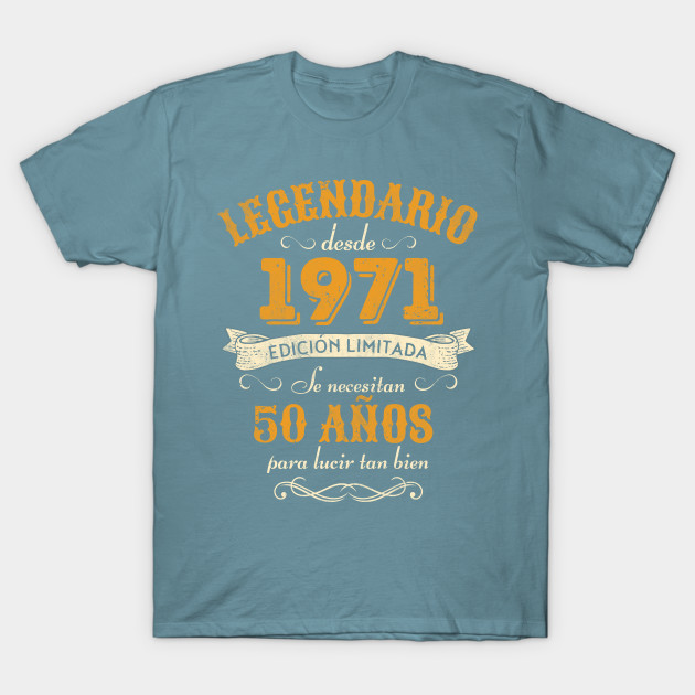 Disover 50th Birthday 50 Years 1971 Gift - 50th Birthday - T-Shirt