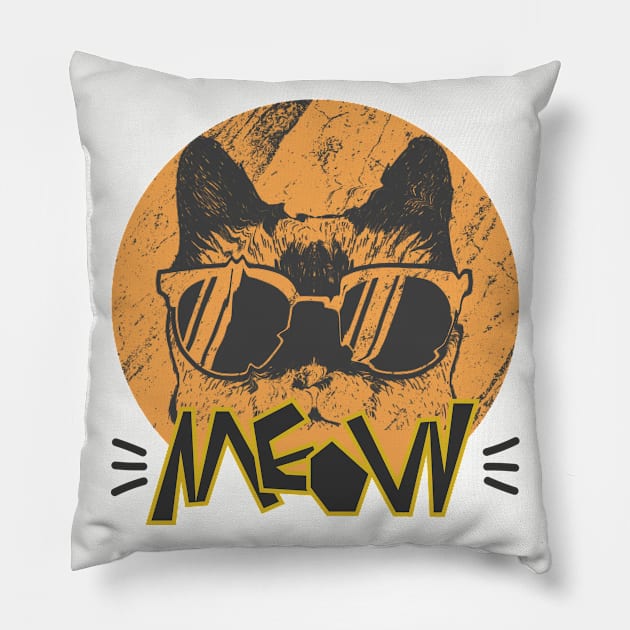 cat Pillow by hmph