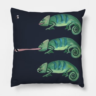 Chameleons Pillow