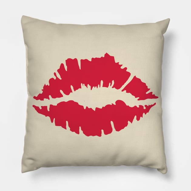 Hot Lips Pillow by Killer Rabbit Designs