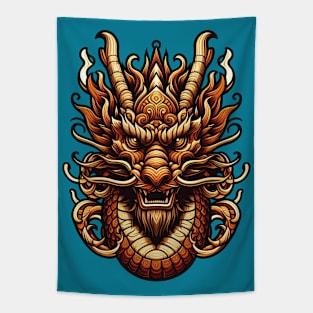 Wood Dragon 19 Tapestry