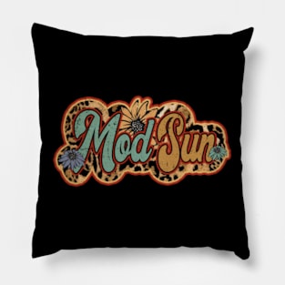 Retro Mod Gifts Name Sun Flowers Personalized Styles Pillow
