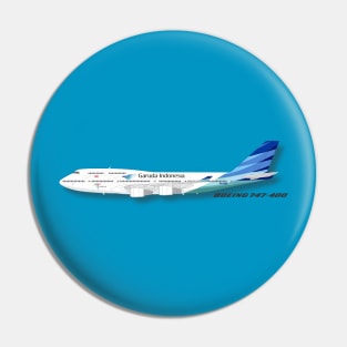 Garuda airlines Boeing 747 400 Pin