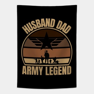 Husband Dad Army Legend Tapestry