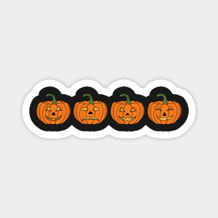 Halloween Scary Evil Pumpkin Magnet