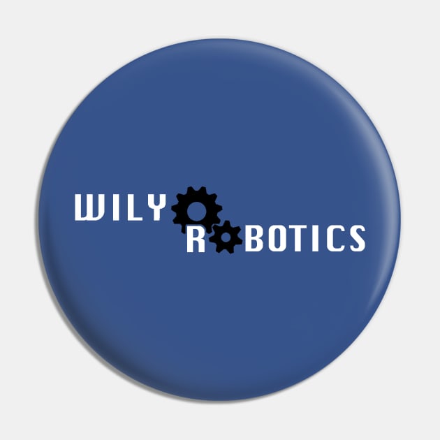 Wily Robotics (White Variant) Pin by MetalMookies