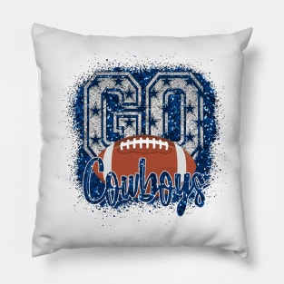 Dallas Football Go Cowboys Pillow