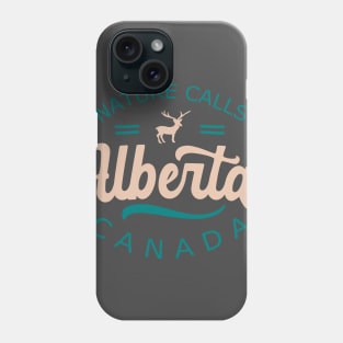 Alberta Canada Deer wilderness Phone Case