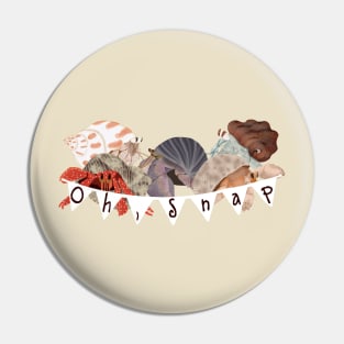 Hermit Crabs - Oh, Snap Pin