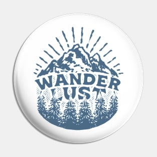 WANDERLUST Pin