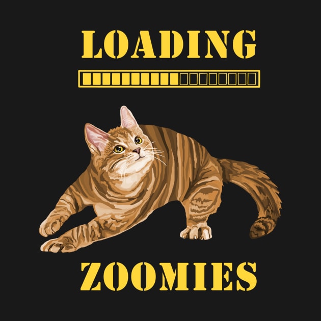 Loading Zoomies Ginger Kitten by Art by Deborah Camp