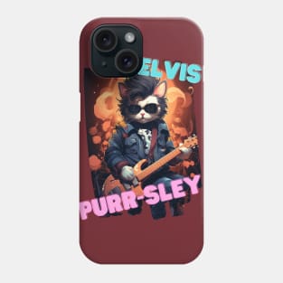 Elvis-Style Cat: "Elvis Purrsley" Phone Case