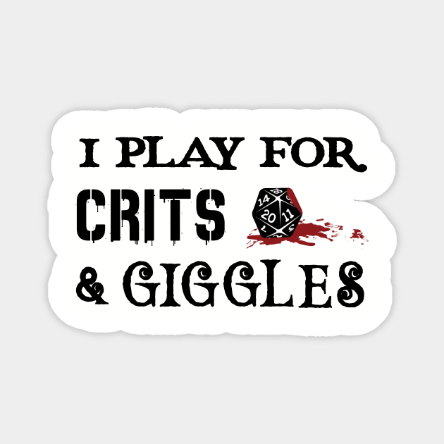 Crits and Giggles - Light Magnet by Rick Gualtieri
