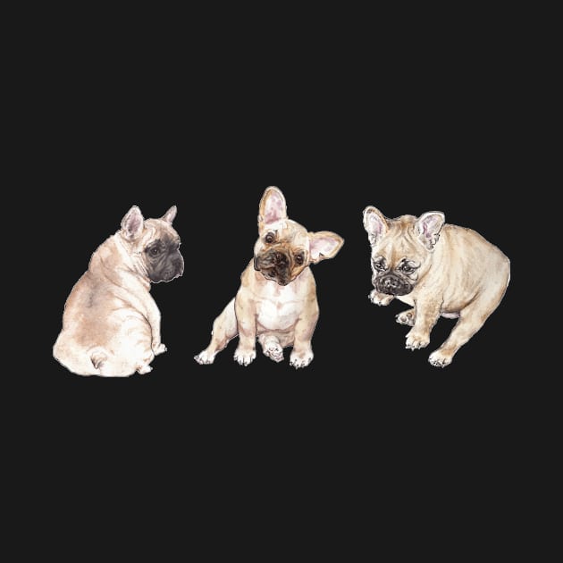 Frenchie Pups by wanderinglaur