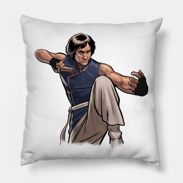 Jackie Chan Pillow by ohshirtdotnet