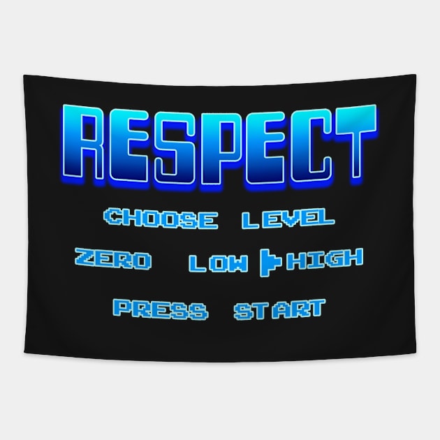 RESPECT Blue Tapestry by Destro