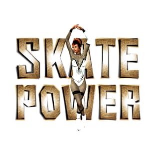 Figure Skating Power Slogan T-Shirt