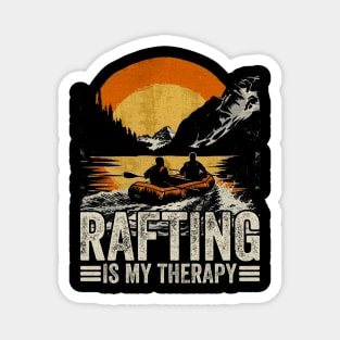 Rafting is my Therapy River Magnet