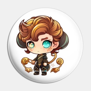 Adorable Aries: Chibi Character Zodiac Collection Pin