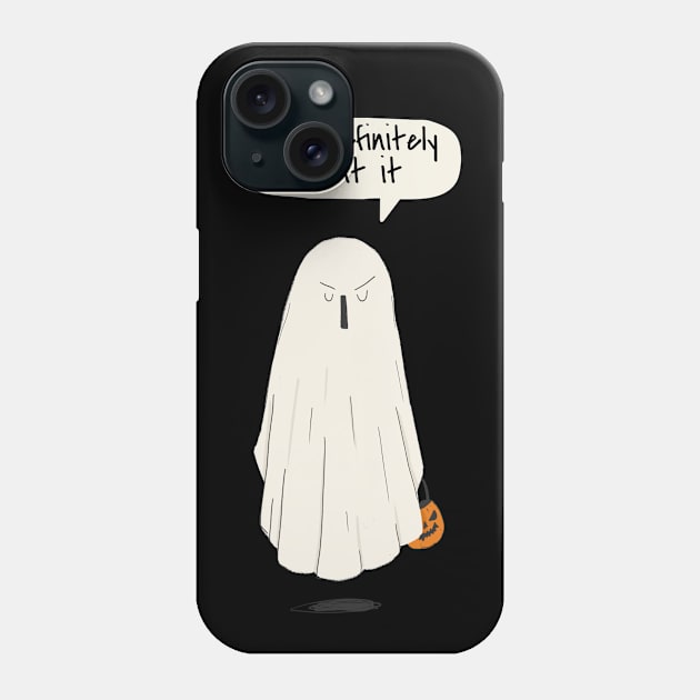 I will definitely Haunt it! Halloween Ghost Phone Case by Johan13