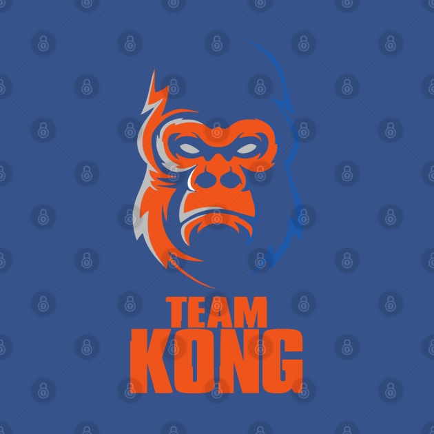 Godzilla vs Kong - Official Team Kong King by Pannolinno