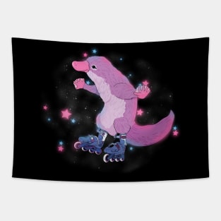 Platypus Skater Tapestry