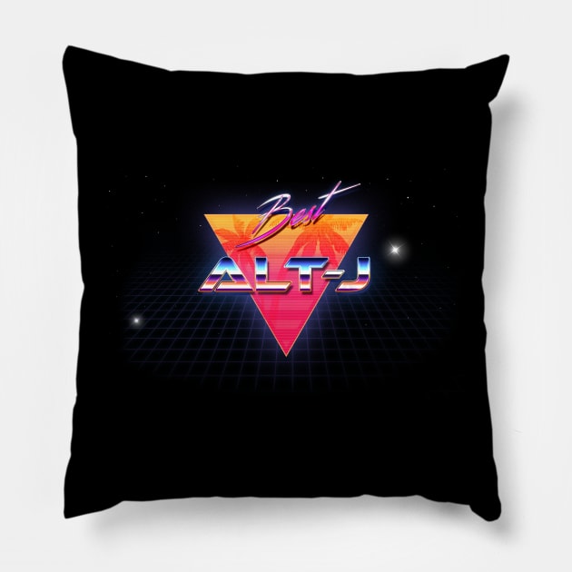 Alt-J Retro Crome Art Pillow by blooddragonbest