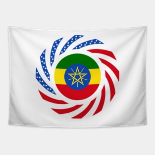 Ethiopian American Multinational Patriot Flag Tapestry