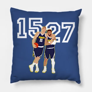 Nikola jokic and Jamal murray Pillow