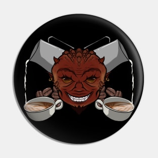 Devil's Barista (no caption) Pin