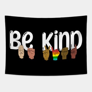 Be Kind ASL Tapestry