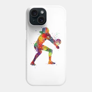 Volleyball Girl Player Watercolor Sport Gift Phone Case