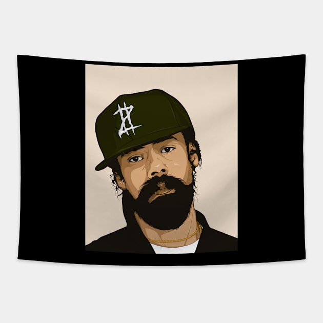 Damian Marley Tapestry by JhomArtStore